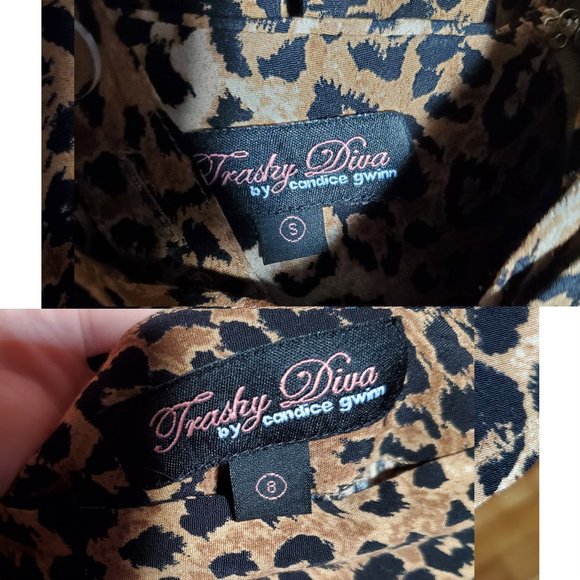 Trashy Diva Leopard Separates (SET) - Top S, Skirt 8 - Picture 6 of 6